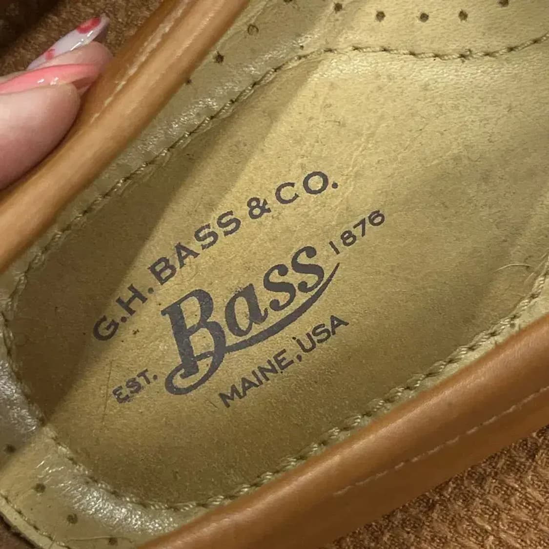 G.H. BASS 빈티지 모카슈즈 10M G05295 상품이미지5