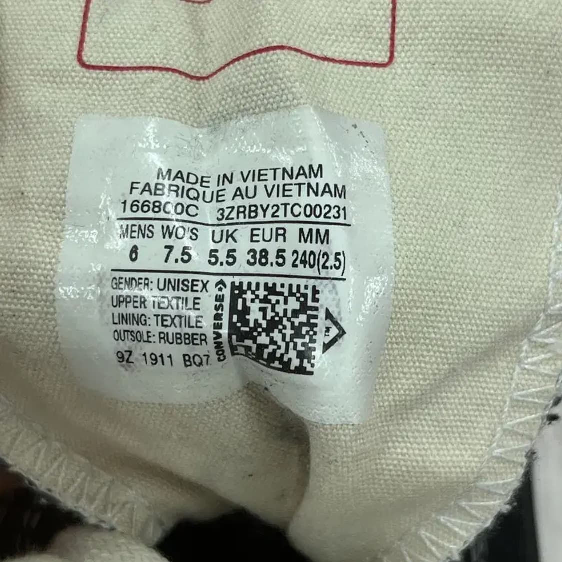 컨버스 런스타 하이크 블랙 하이 스니커즈 신발 240 G05085 상품이미지6