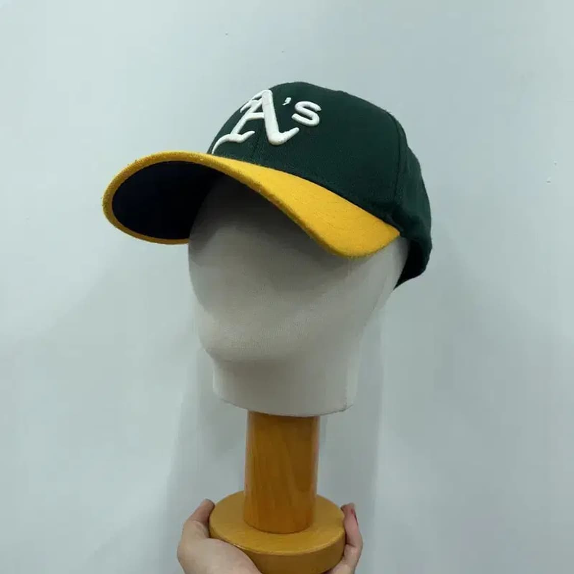 MLB A'S 자수 그린 볼캡 G05268 상품이미지1
