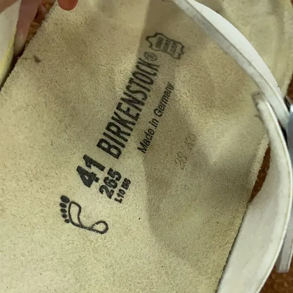 버켄스탁 지제 화이트 샌들 265 G05314 상품이미지5