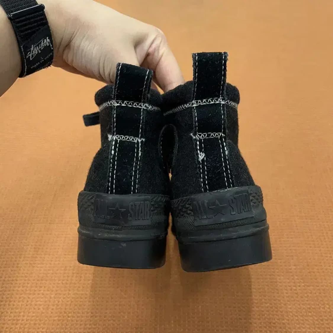 컨버스 블랙 하이 스니커즈 여자 신발 230 G05354 상품이미지2