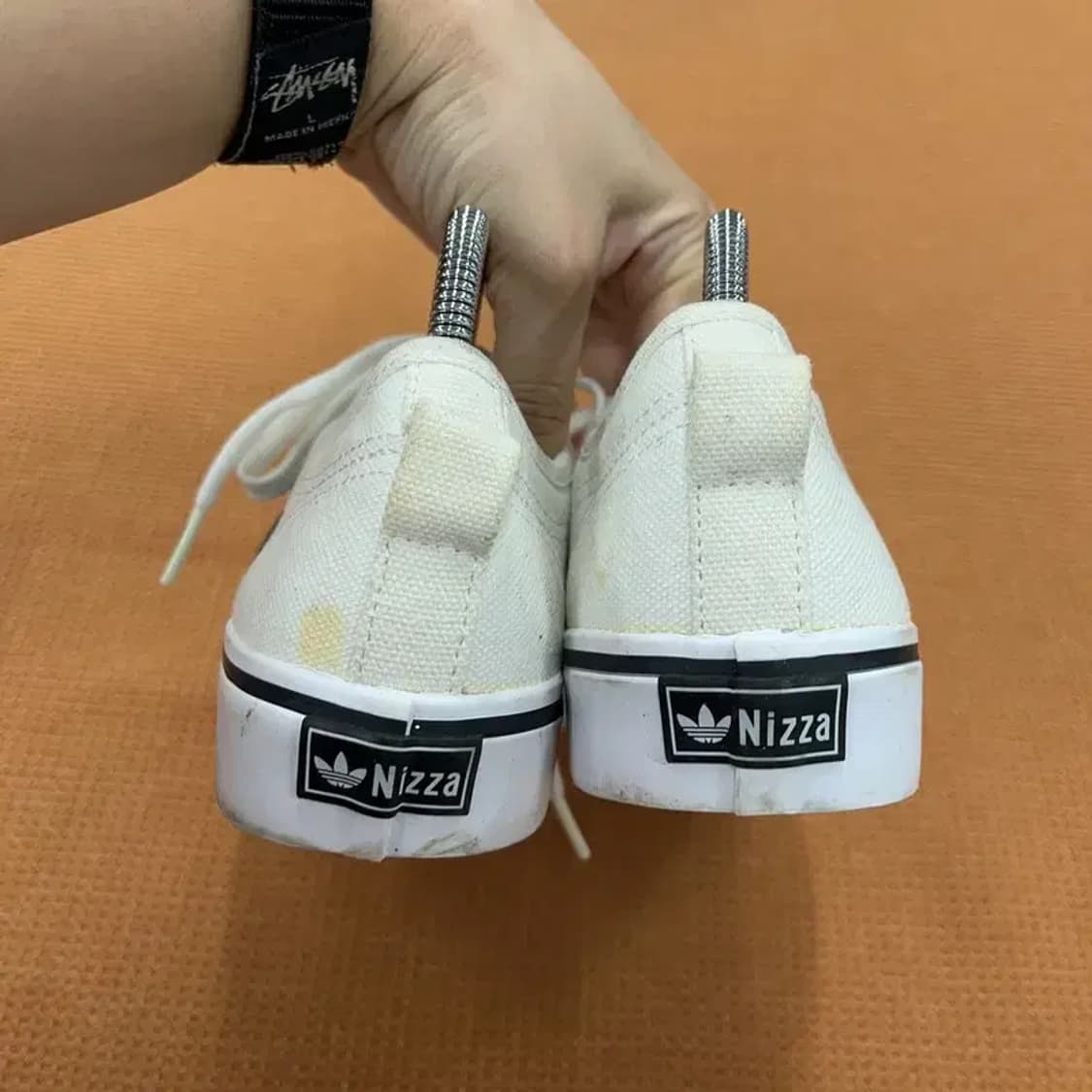 아디다스 니짜 로우 화이트 스니커즈 신발 225 G05361 상품이미지2