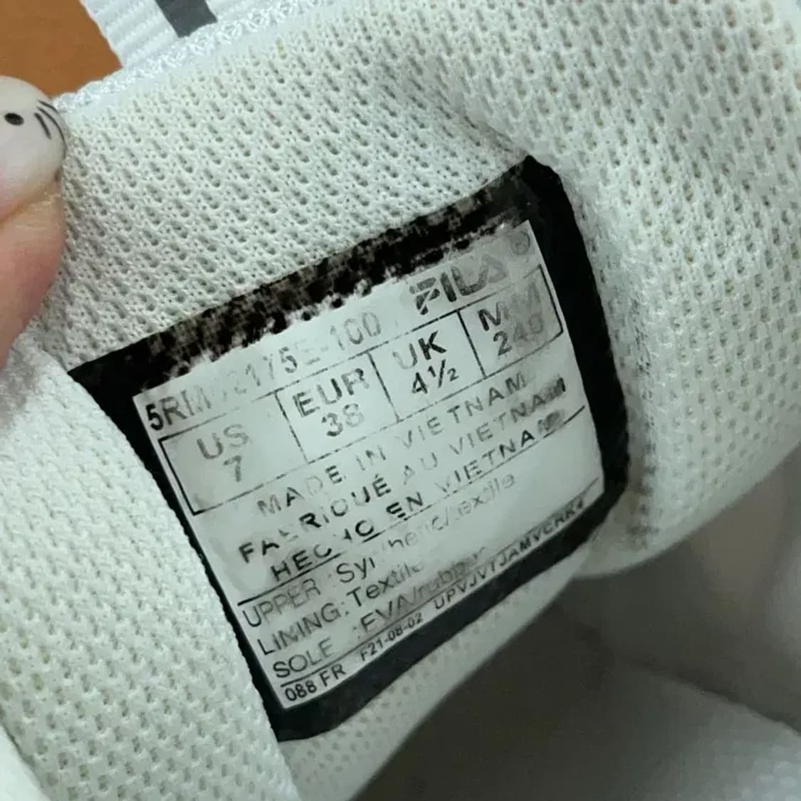 필라 FILA 어글리슈즈 스니커즈 운동화 여자 신발 240 G05376 상품이미지5