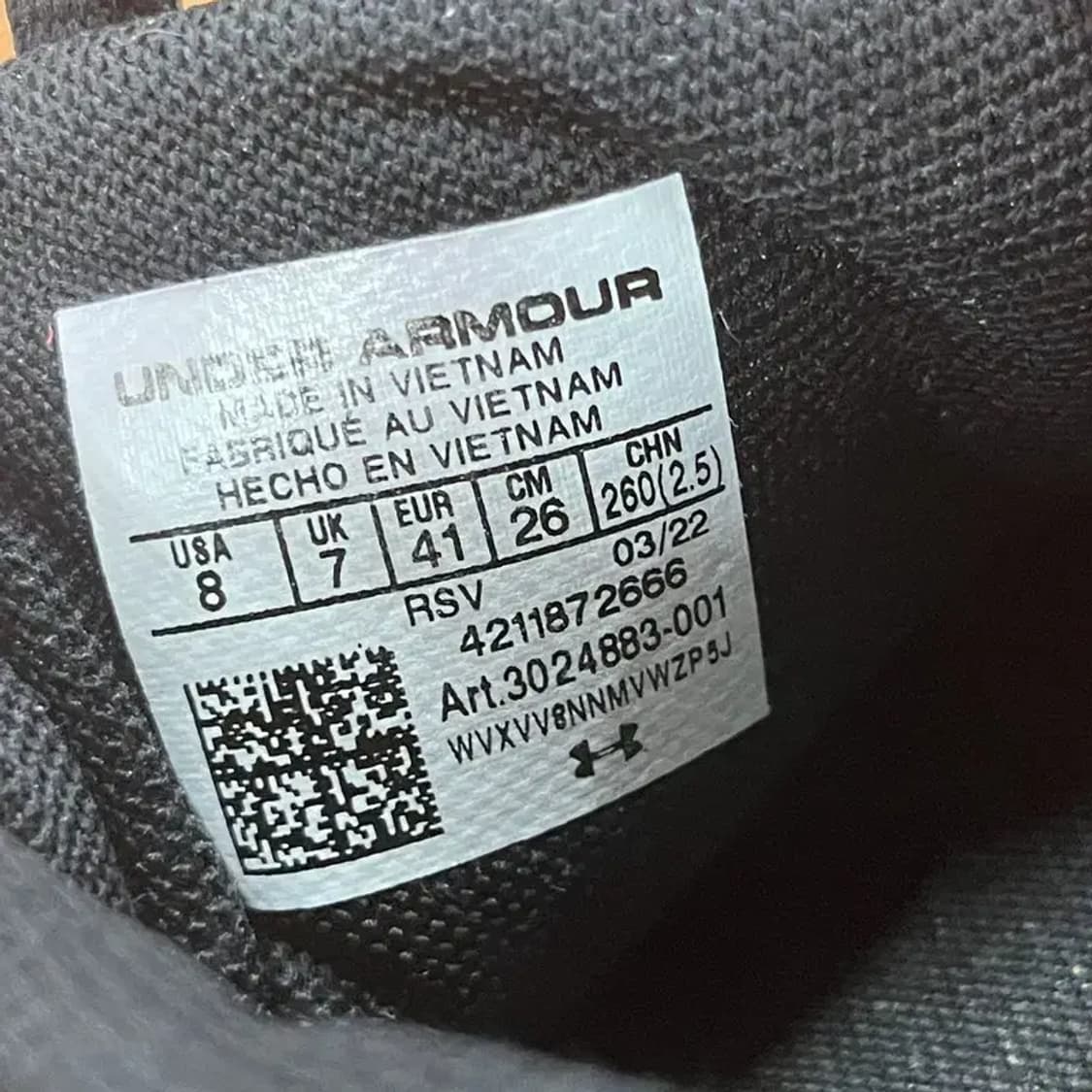언더아머 UA 서지 런닝화 운동화 260 G05549 상품이미지5