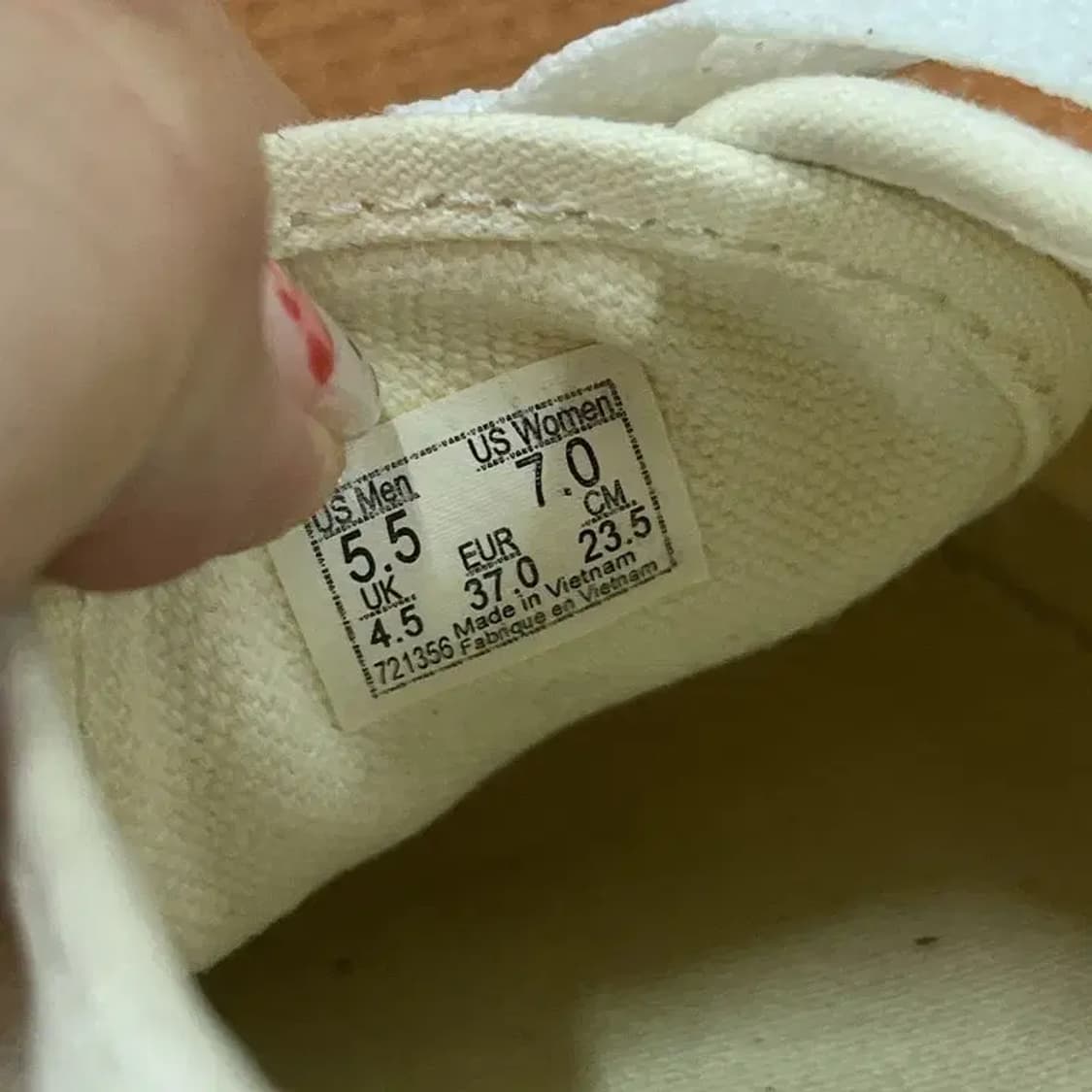 반스 어센틱 여자 스니커즈 235 G05753 상품이미지5