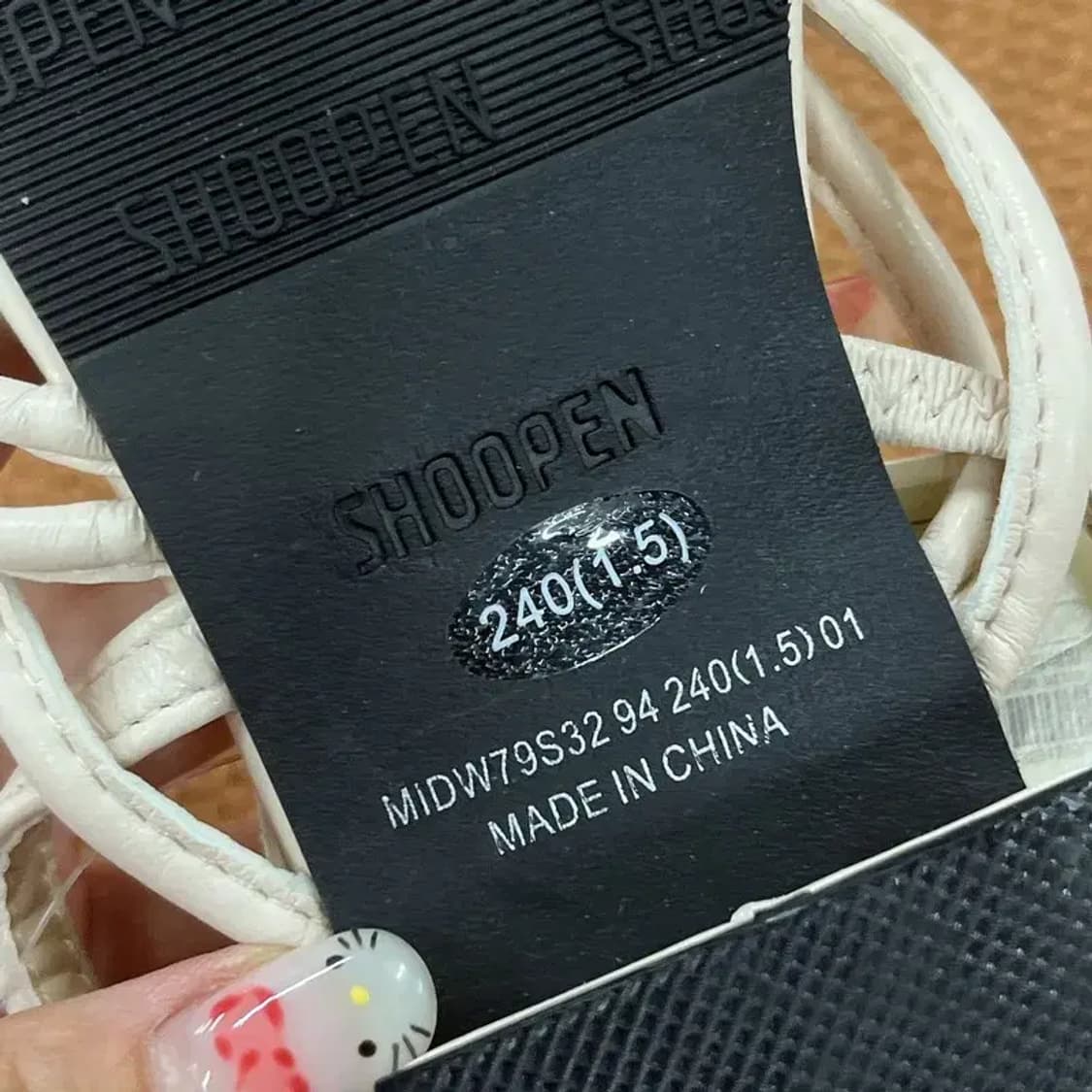 슈펜 스크랩 여성 샌들 240 G05774 상품이미지5