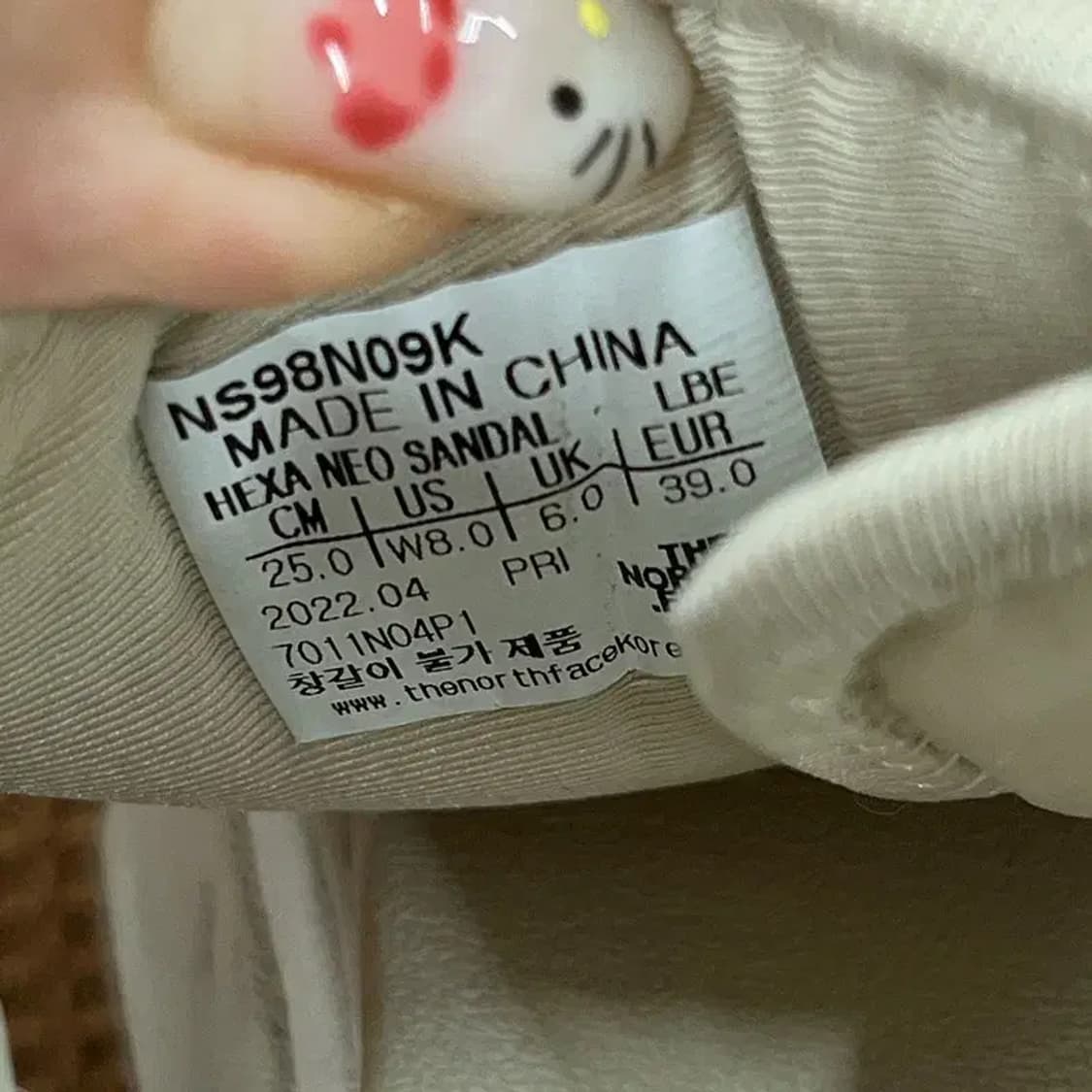 노스페이스 화이트라벨 헥사 네오 샌들 250 G05991 상품이미지5