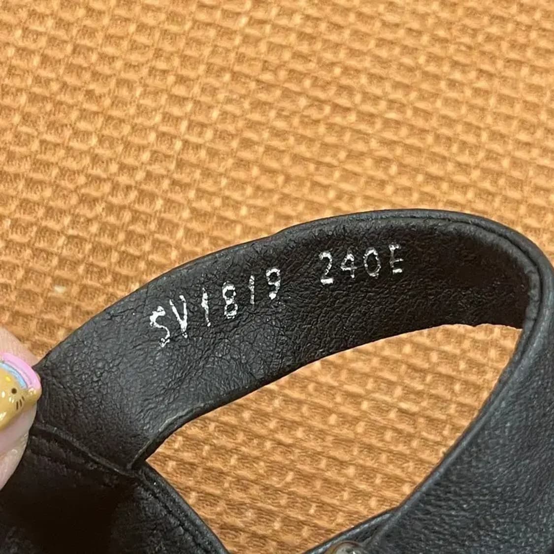 베라왕 블랙 웨지힐 샌들 240 G06555 상품이미지6