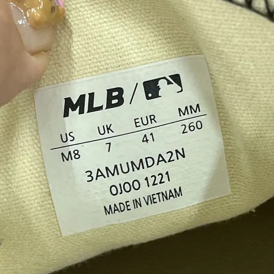 MLB 플레이볼 다이어 모노그램 뉴욕양키스 뮬 슬립온 260 G06605 상품이미지5