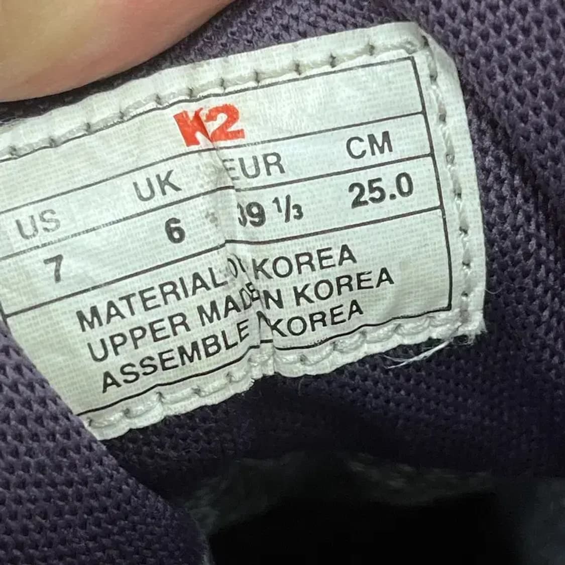 K2 고어텍스 안전화 등산화 250 G06646 상품이미지5
