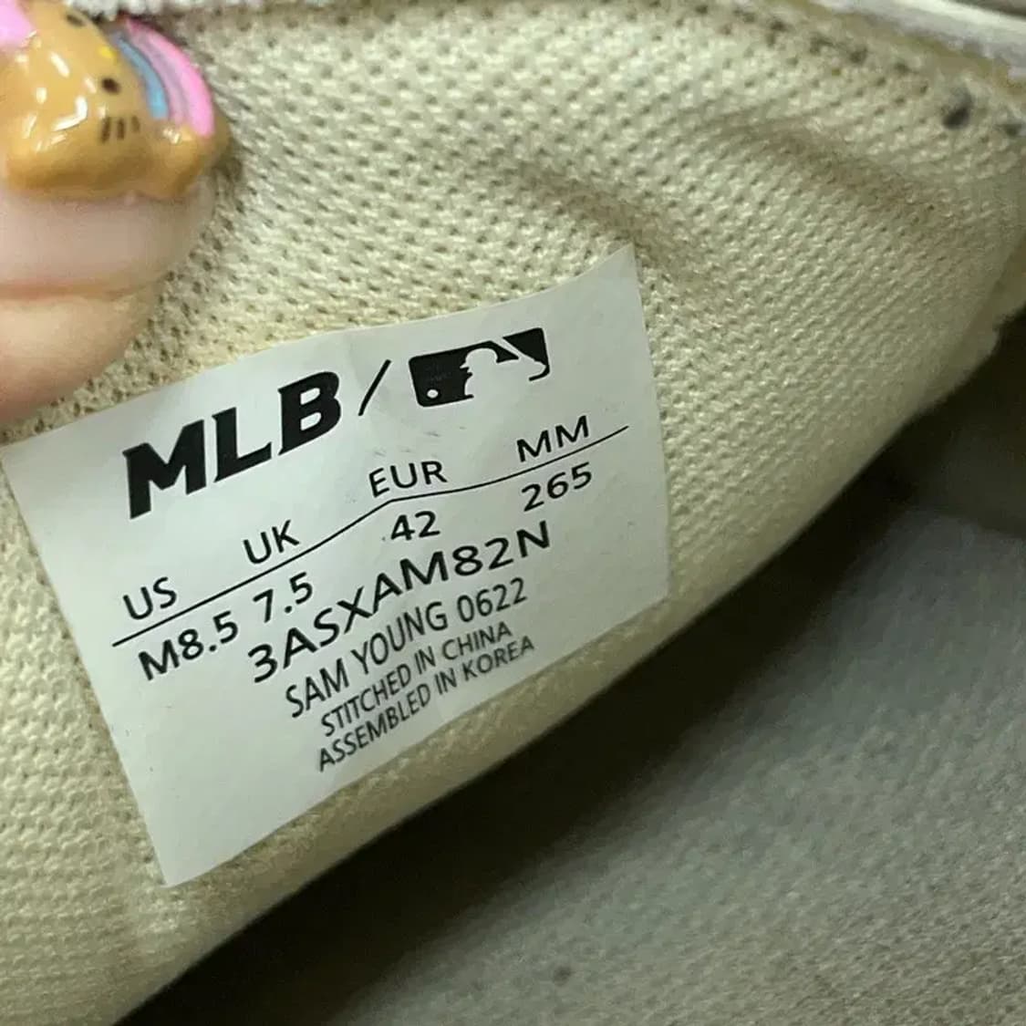 MLB 청키 클래식 힐 다이아 모노그램 스니커즈 265 G06647 상품이미지5