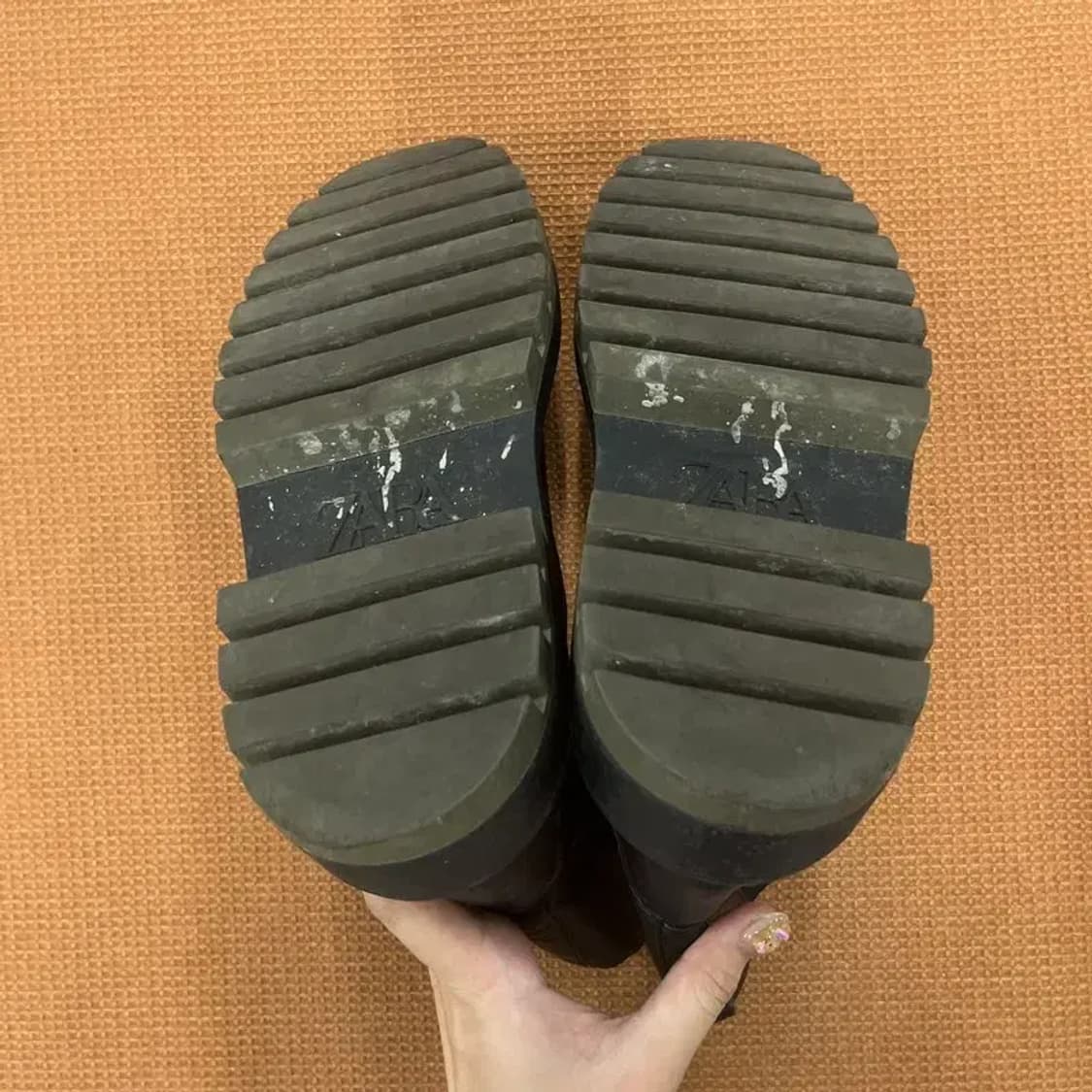 자라 ZARA 빈티지 여성 첼시 부츠 245 G06674 상품이미지4