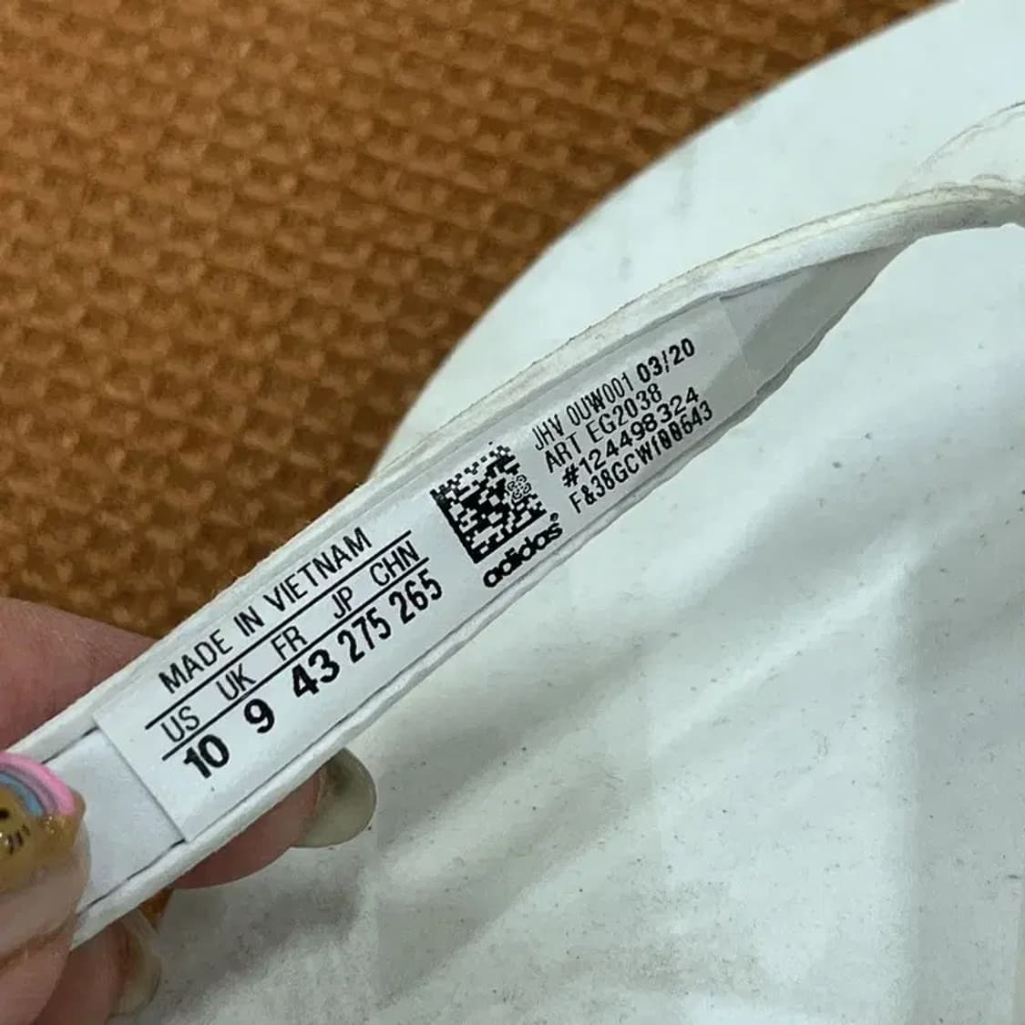 아디다스 이지 플립플랍 쪼리 슬리퍼 275 G06744 상품이미지6