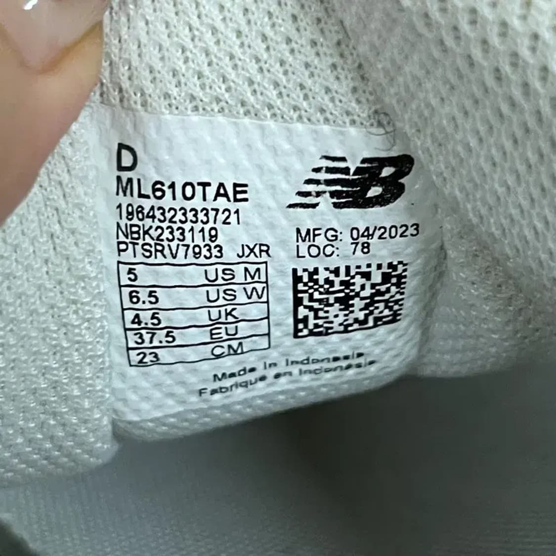 뉴발란스 ML610 스니커즈 운동화 230 G07018 상품이미지5