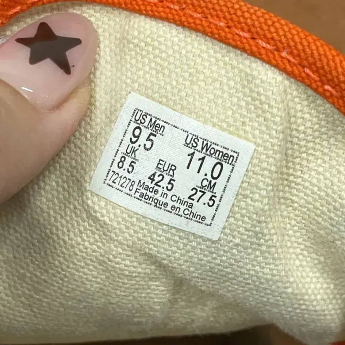반스 볼트 OG 스타일 36 스니커즈 운동화 275 G07241 상품이미지5