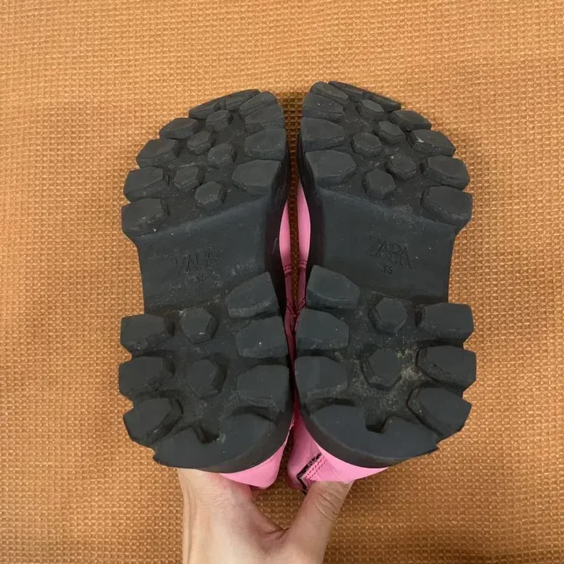 자라 ZARA 핑크 부츠 225 G07273 상품이미지4