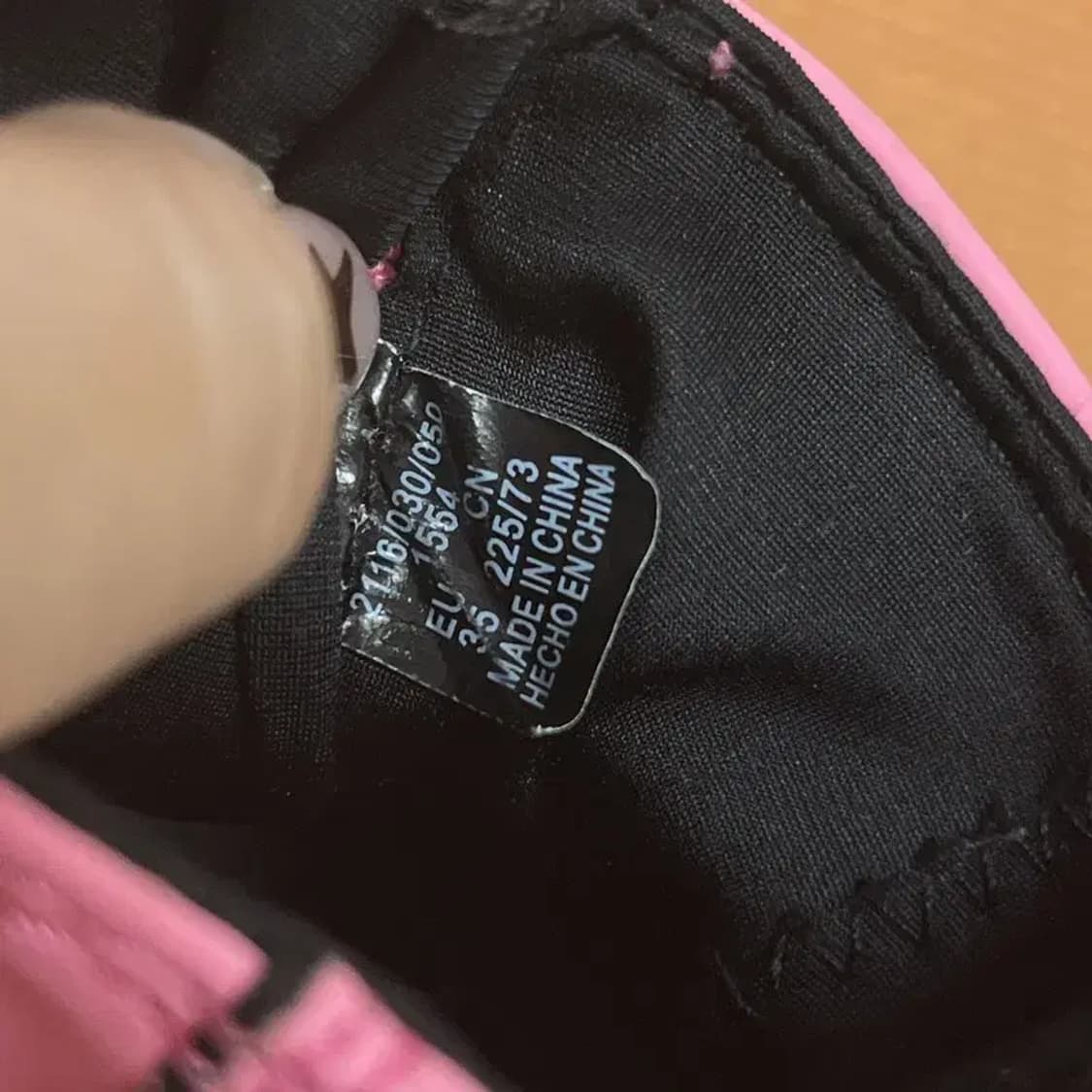 자라 ZARA 핑크 부츠 225 G07273 상품이미지5