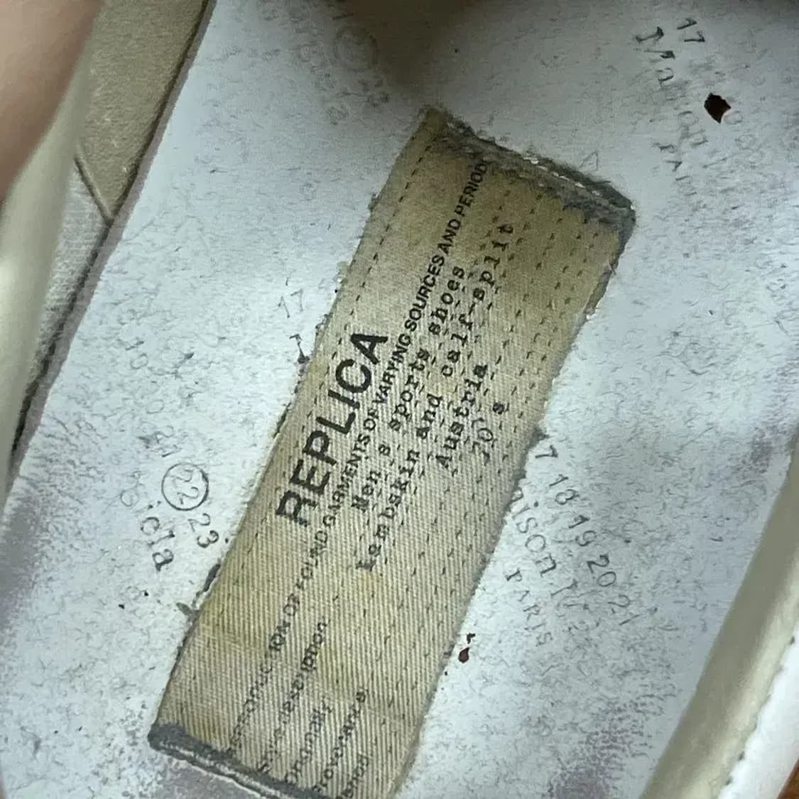 메종마르지엘라 독일군 빈티지 스니커즈 운동화 40 G07418 상품이미지5