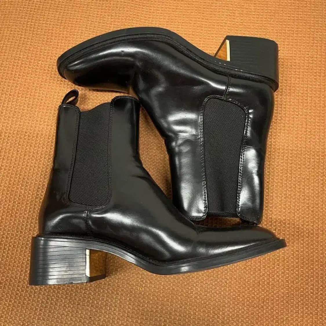 자라 ZARA 블랙 첼시 부츠 230 G08283 상품이미지3