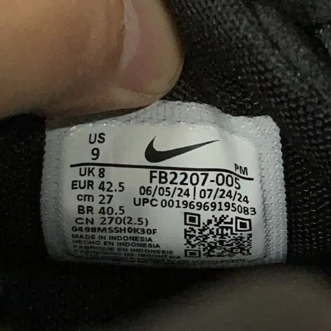 나이키 레볼루션 7 블랙 런닝화 운동화 신발 270 G08413 상품이미지5