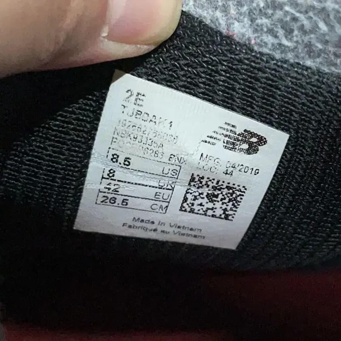 뉴발란스 블랙 인조잔디화 야구화 신발 265 G08634 상품이미지5