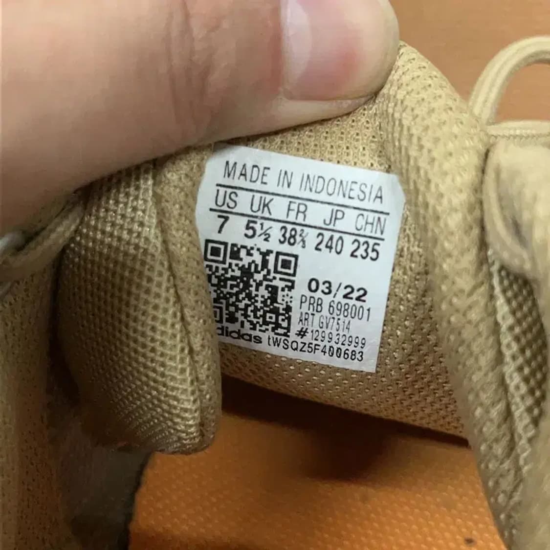 아디다스 ZX750 운동화 240 G08672 상품이미지5
