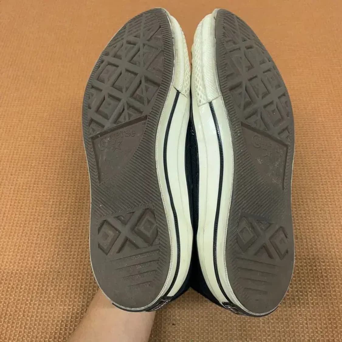 컨버스 척테일러 블랙 하이 스니커즈 신발 250 G08709 상품이미지4