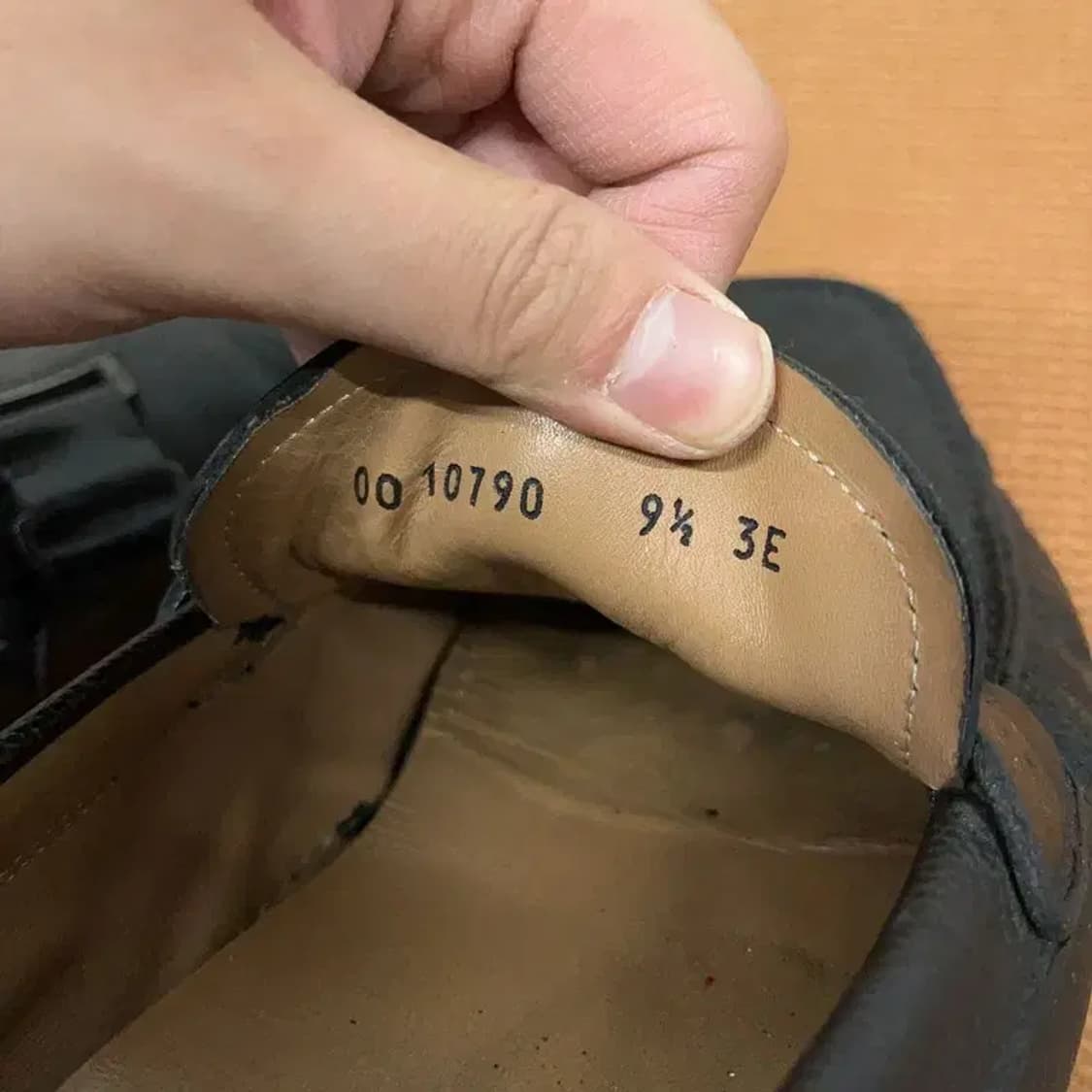 페라가모 빈티지 가죽 드라이빙슈즈 9.5 G08752 상품이미지5