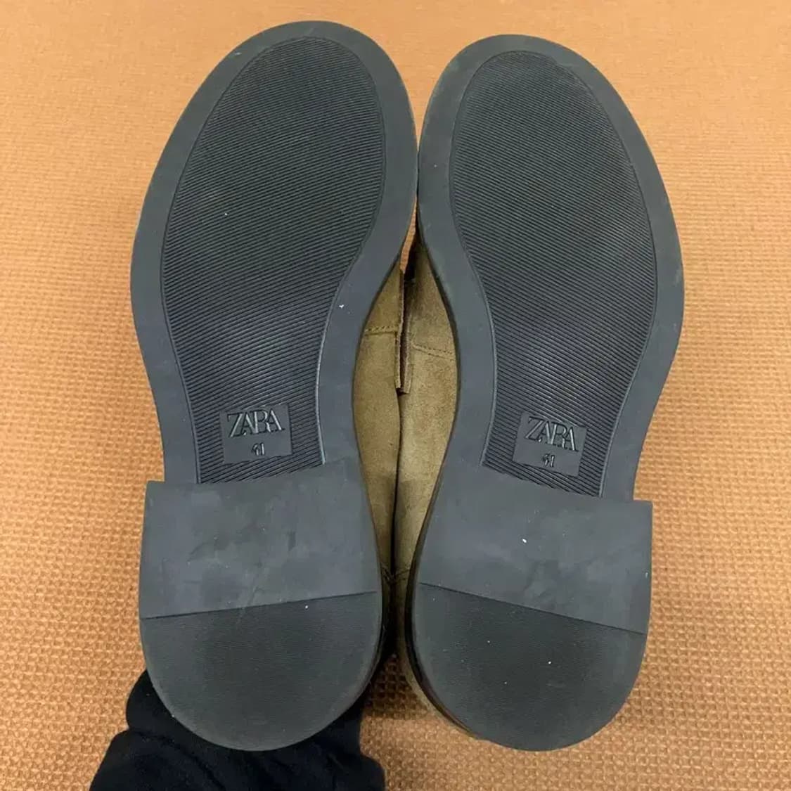 자라 ZARA 스웨이드 페니 로퍼 265 G08795 상품이미지4