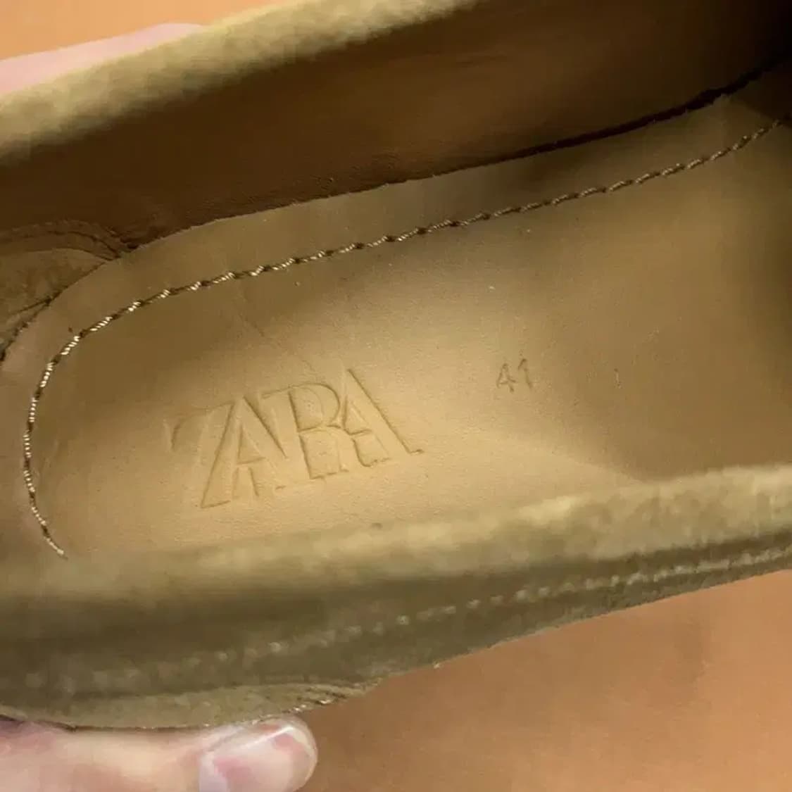 자라 ZARA 스웨이드 페니 로퍼 265 G08795 상품이미지5