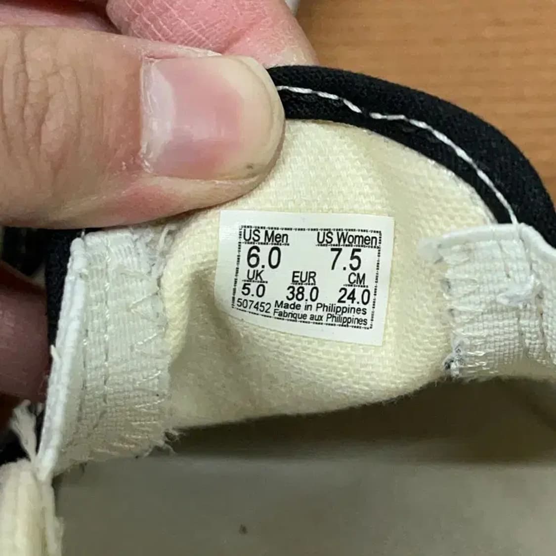 반스 체커보드 뮬 스니커즈 240 G08812 상품이미지5