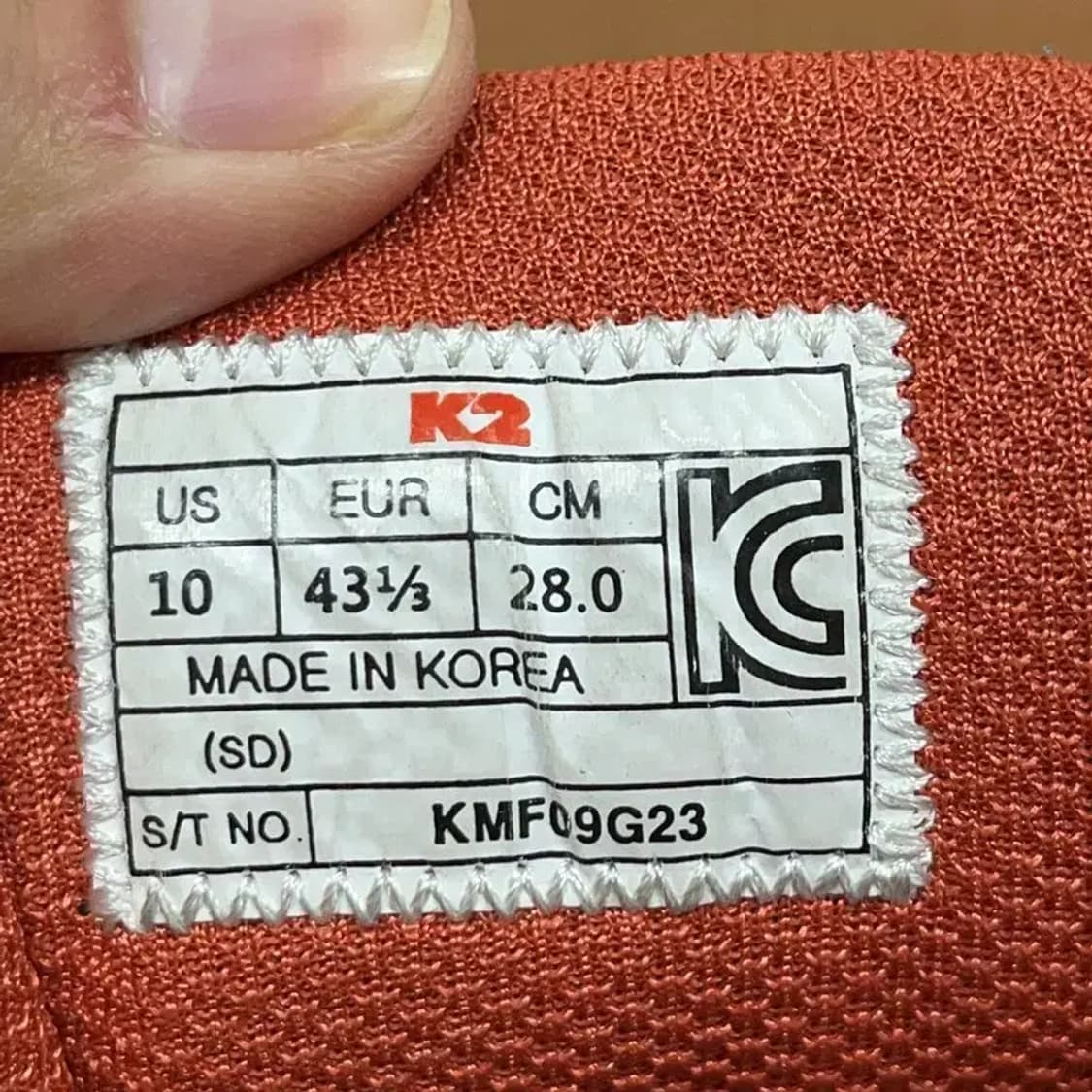 K2 아웃도어 고어텍스 등산화 280 G08879 상품이미지5