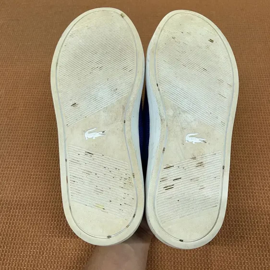 라코스테 캐주얼 블루 스니커즈 운동화 UK7 G08887 상품이미지4