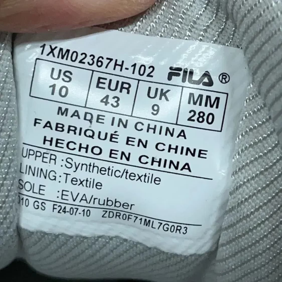 필라 에샤페 MS v2 스니커즈 280 G08901 상품이미지5