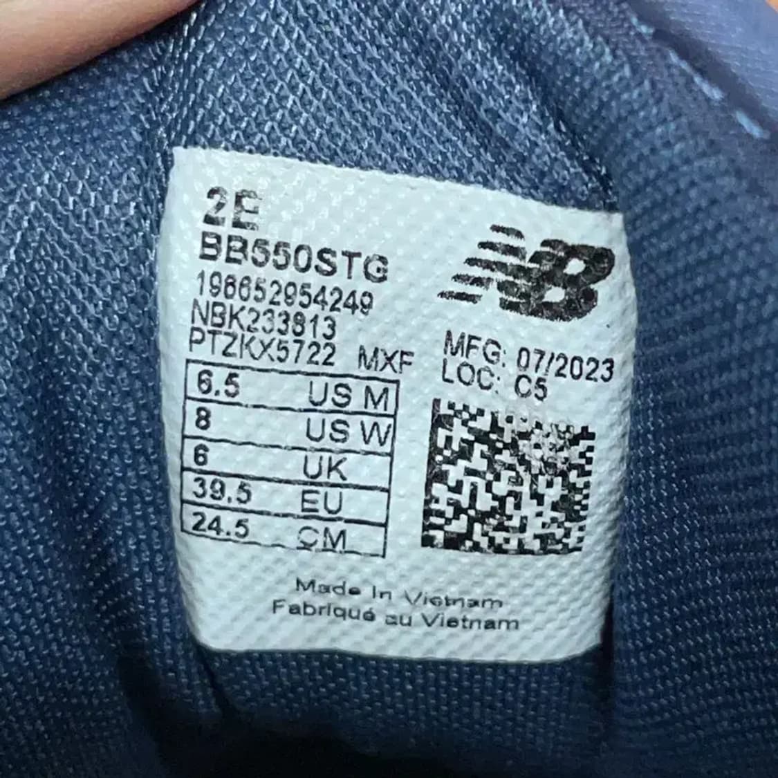 뉴발란스 550 스니커즈 운동화 245 G08929 상품이미지5