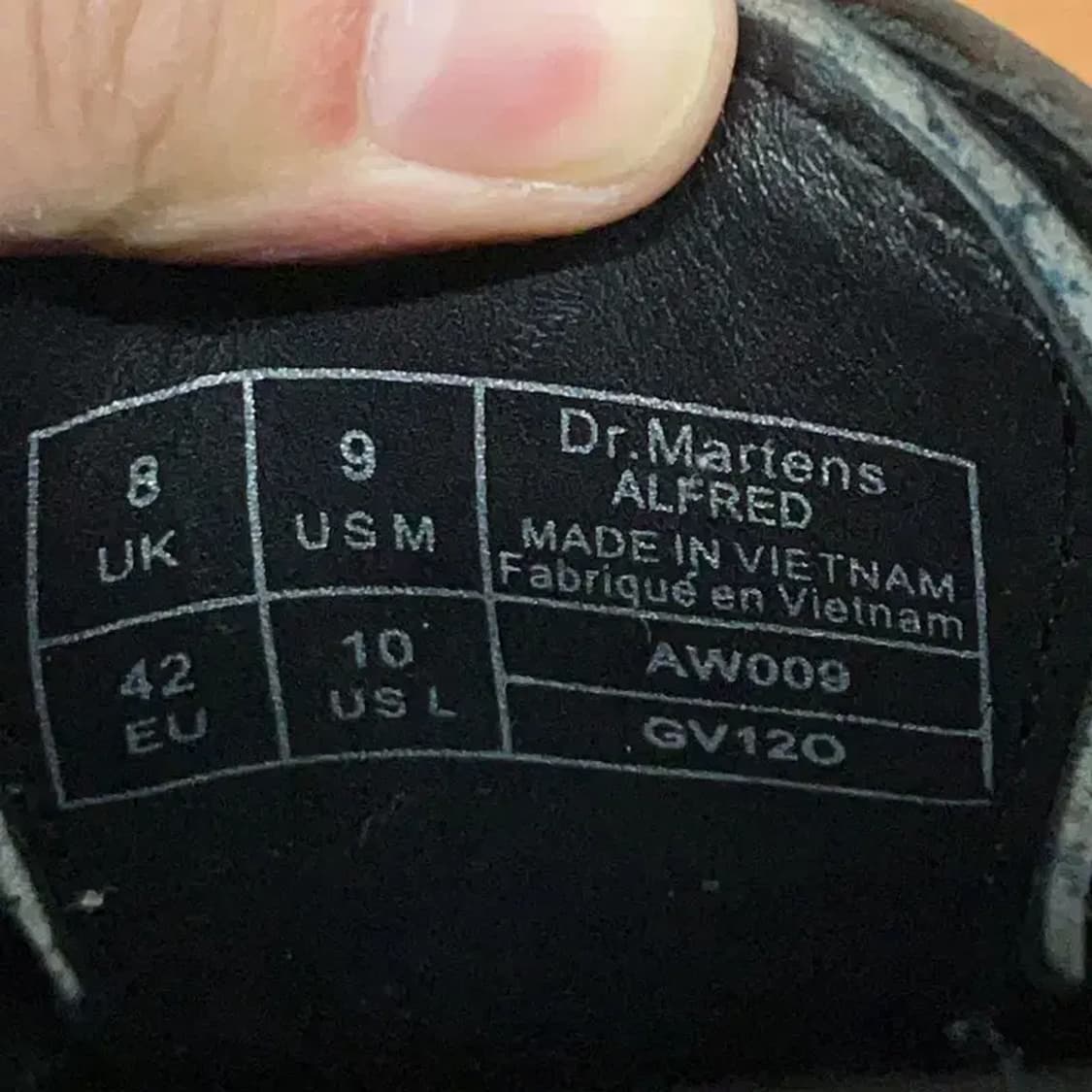 닥터마틴 알프레드 윙팁 로퍼 UK8 G08963 상품이미지5