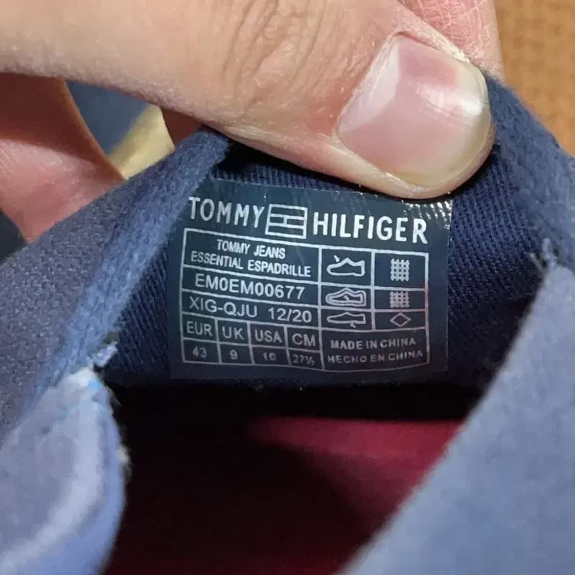 타미힐피거 네이비 에스파듀 슬립온 275 G08955 상품이미지6