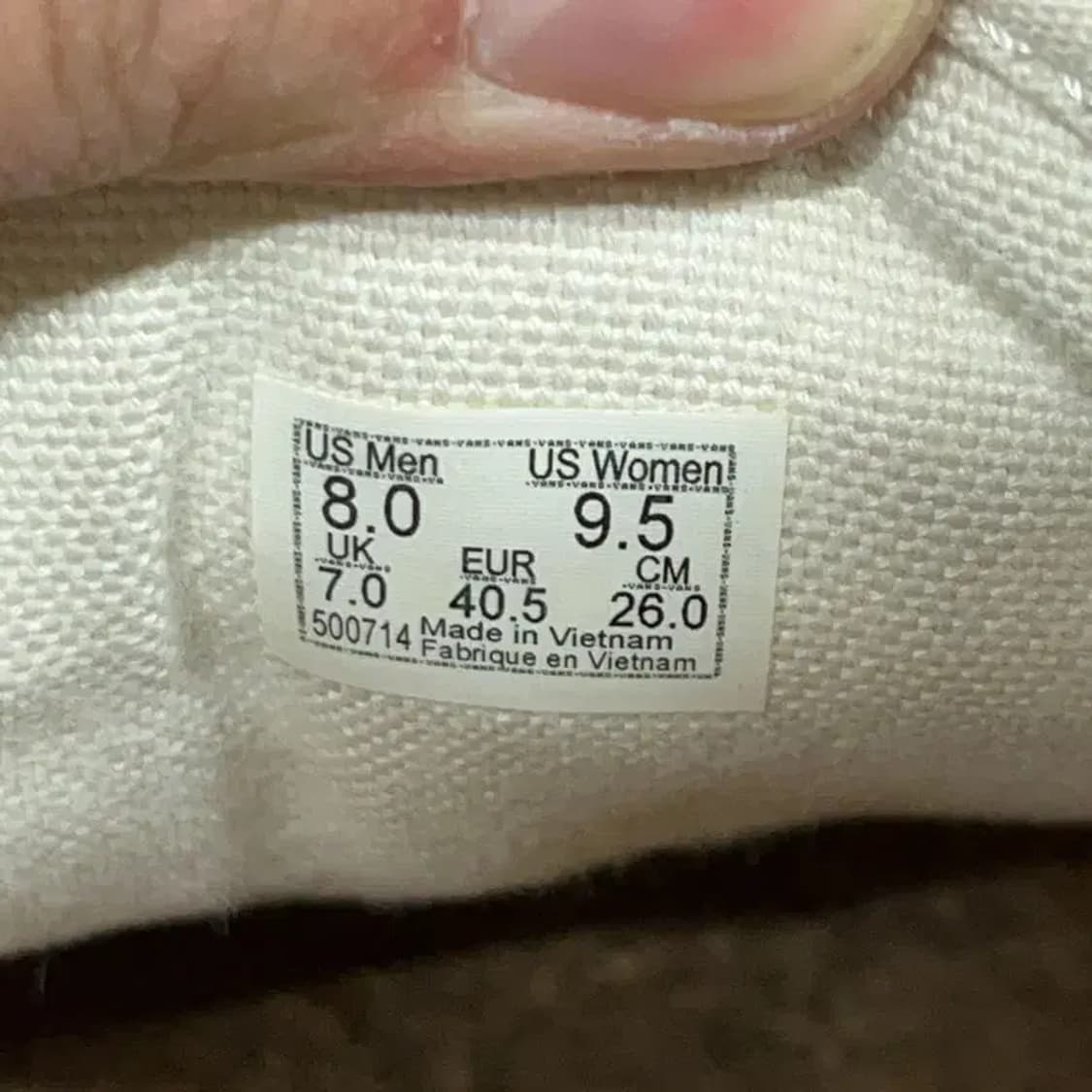 반스 에코 띠어리 스타일 36 스니커즈 운동화 260 G08956 상품이미지5