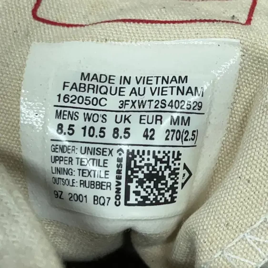 컨버스 척테일러 올스타 하이 블랙 스니커즈 270 G08976 상품이미지5