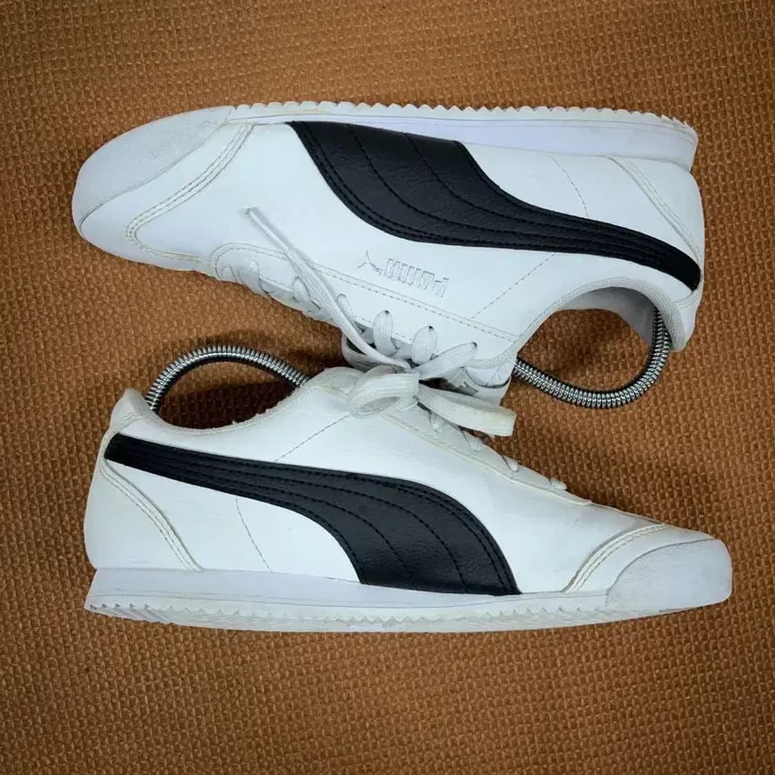 푸마 투리노 화이트 스니커즈 신발 245 G08985 상품이미지3