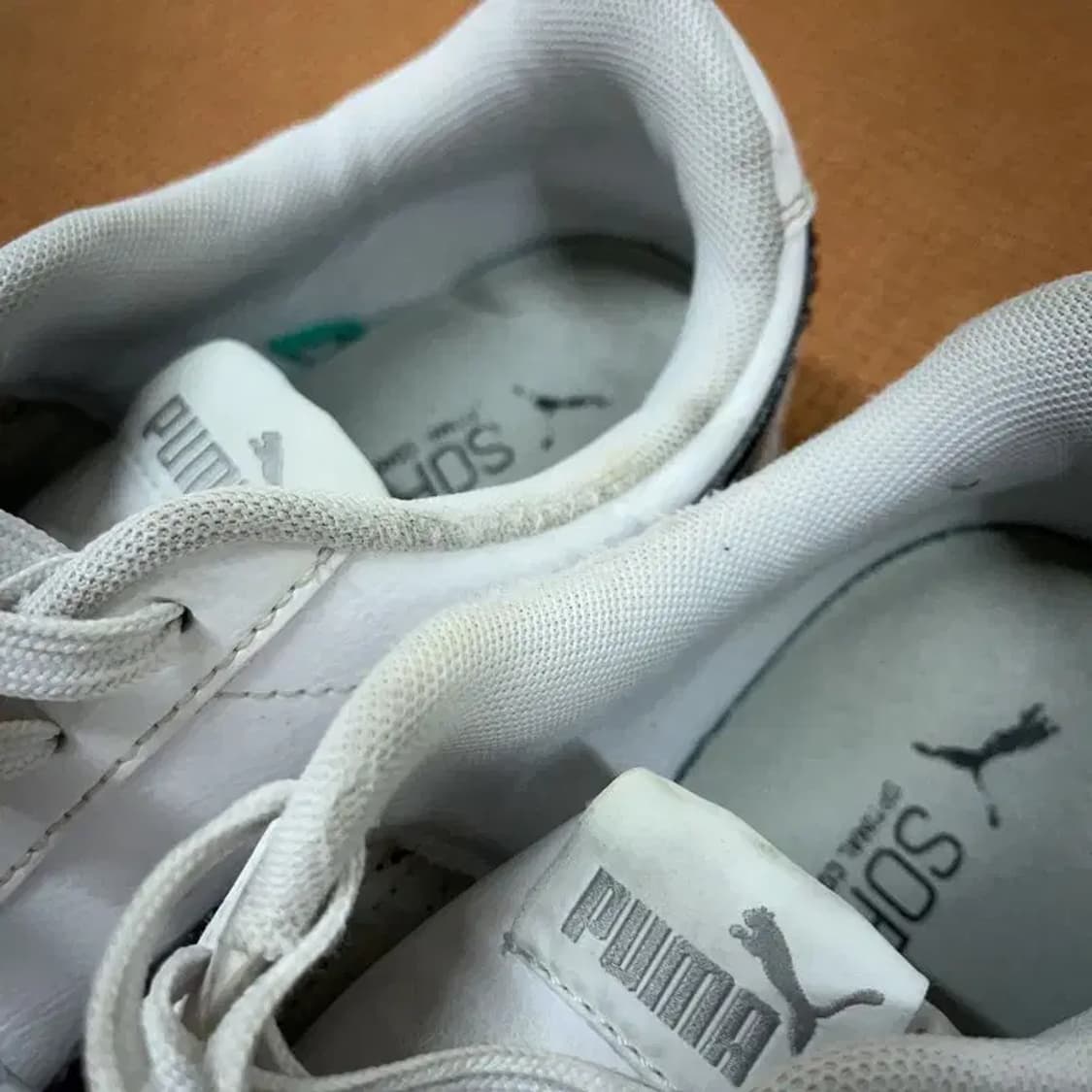 푸마 투리노 화이트 스니커즈 신발 245 G08985 상품이미지7