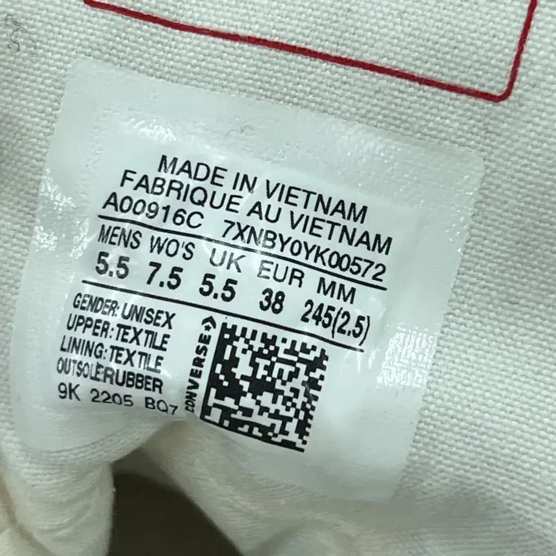 컨버스 척 70 플러스 스니커즈 운동화 245 G06665 상품이미지5