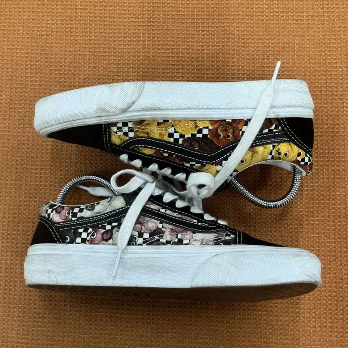 반스 올드스쿨 애니멀 체커보드 스니커즈 운동화 225 G06686 상품이미지3