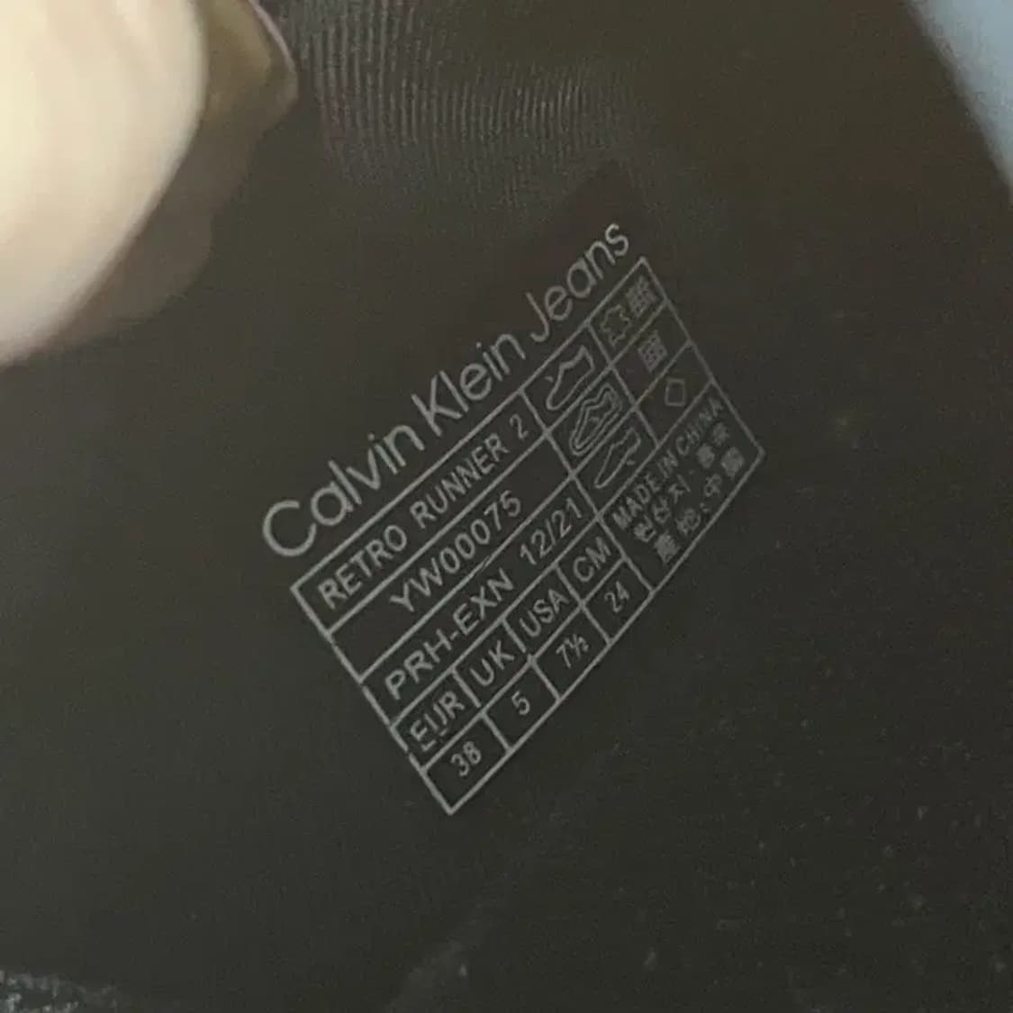 캘빈클라인 로고 캐주얼 스니커즈 운동화 240 G06689 상품이미지5