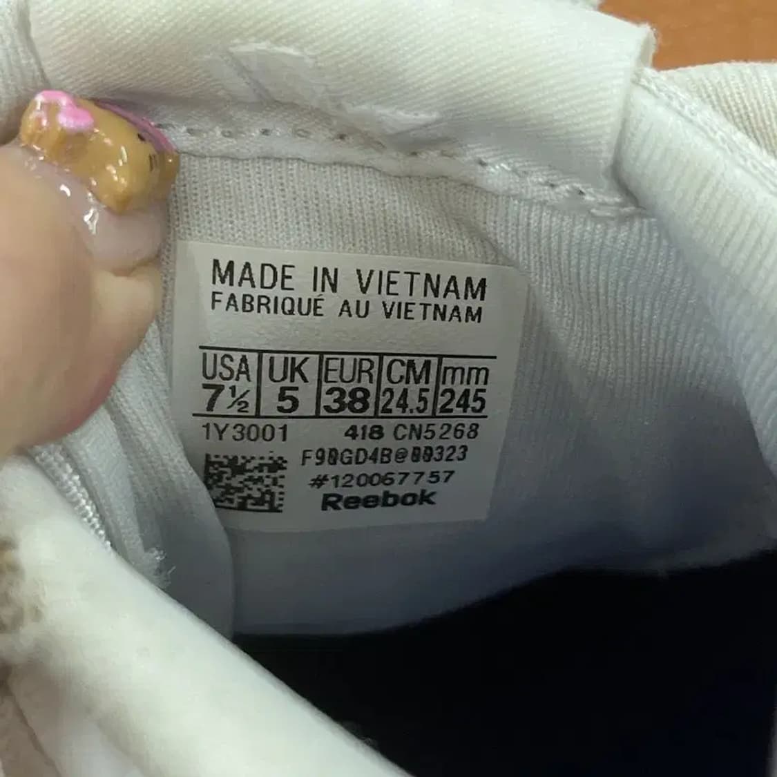 리복 로얄 컴플리트 PEM 스니커즈 운동화 245 G06713 상품이미지5