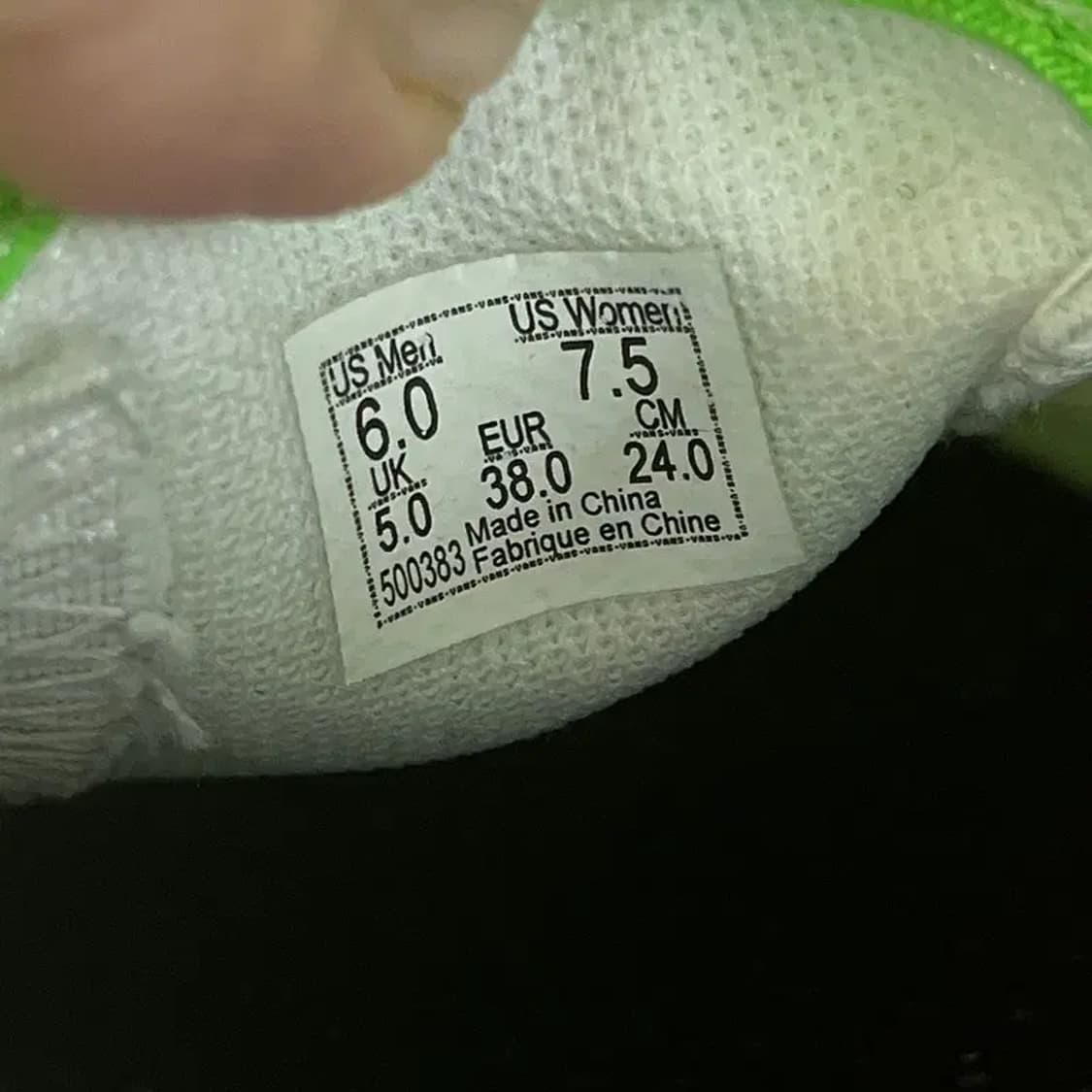 반스 컴피쿠시 슬립 스쿨 스니커즈 운동화 240 G06728 상품이미지5