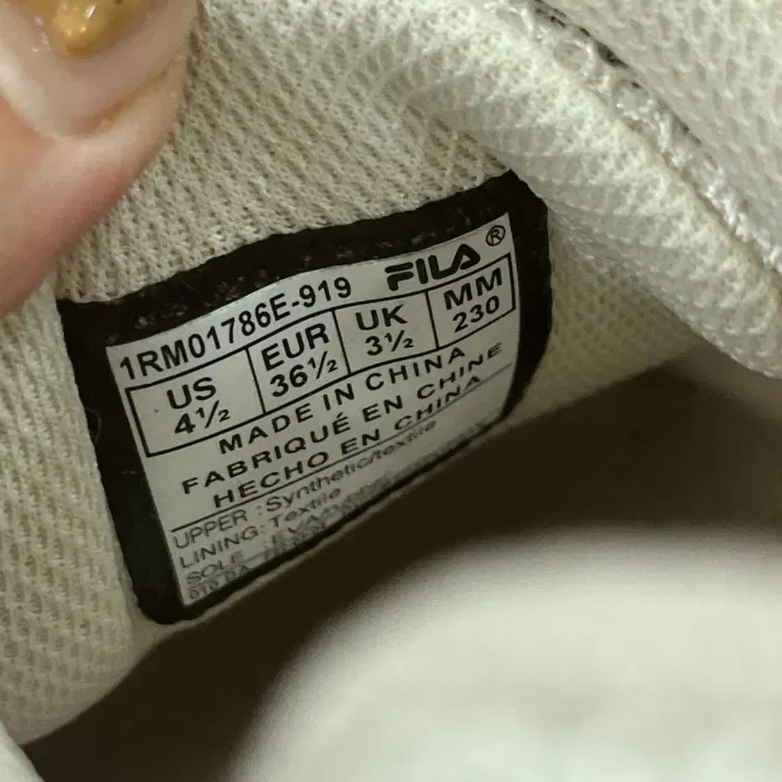 필라 디사이퍼 바이 버딕트 1998 스니커즈 운동화 230 G06735 상품이미지5