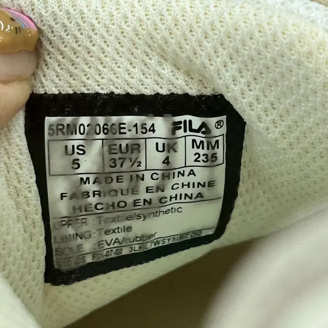 필라 볼트 어글리슈즈 운동화 235 G06756 상품이미지5