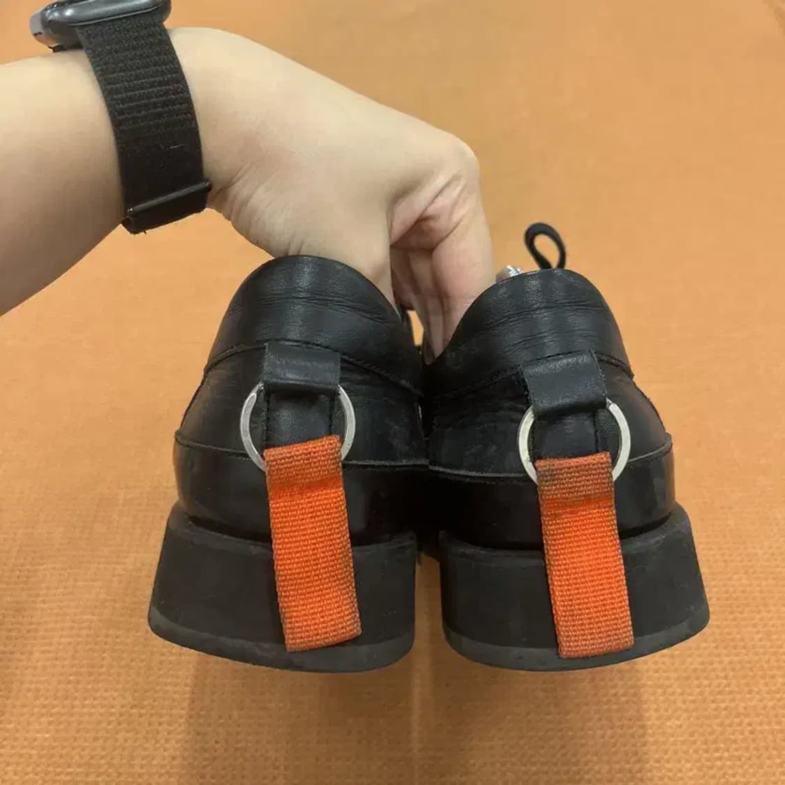 라멀마메종 블랙 통굽 스니커즈 운동화 260 G06757 상품이미지2