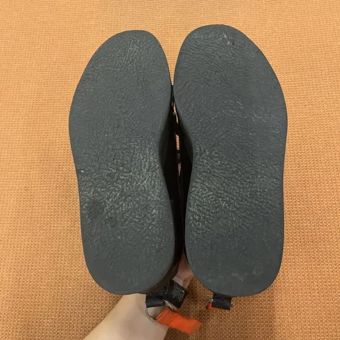 라멀마메종 블랙 통굽 스니커즈 운동화 260 G06757 상품이미지4